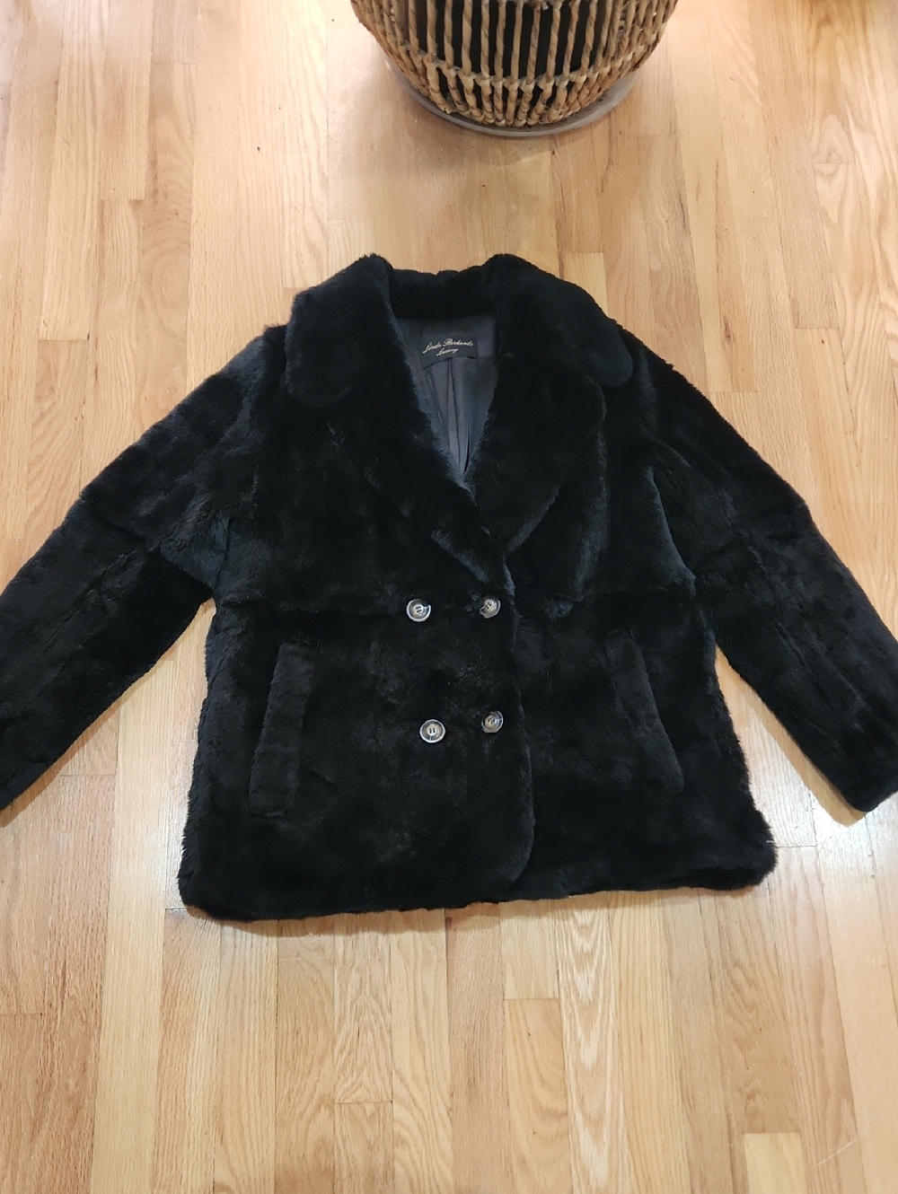 LINDA RICHARDS LUXURY REX RABBIT FUR JACKET